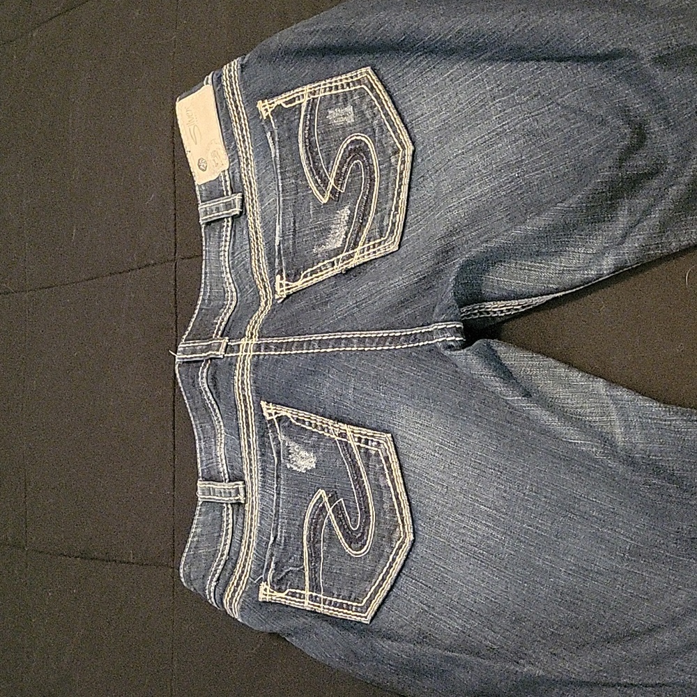Silver jeans